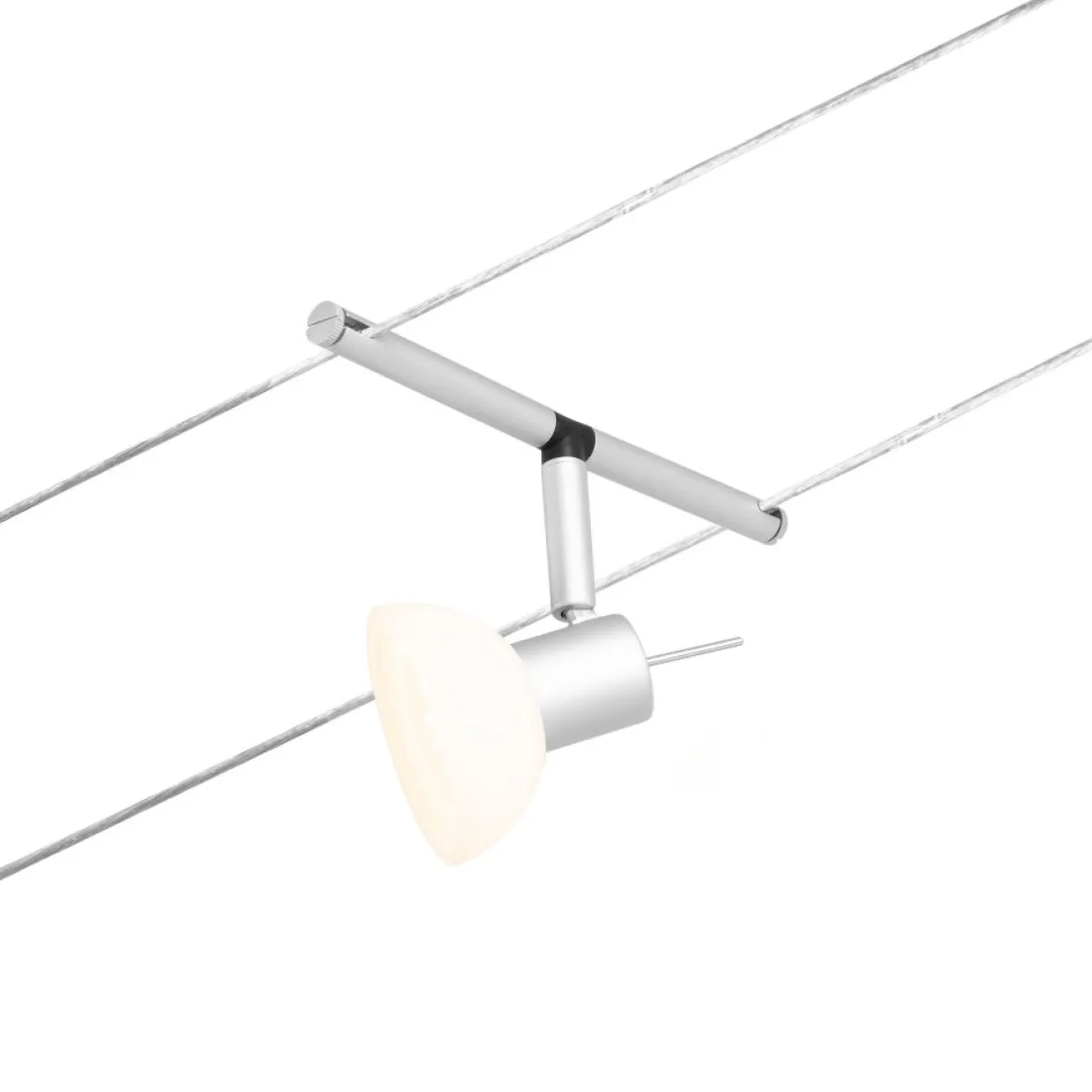 Paulmann No. 94448 Seilsystem Sheela 5 Spots Chrom matt ohne Leuchtmittel DC 60VA