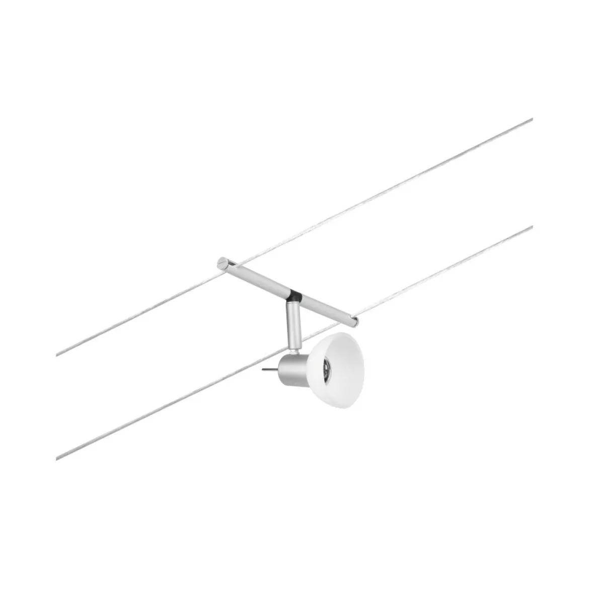 Paulmann No. 94448 Seilsystem Sheela 5 Spots Chrom matt ohne Leuchtmittel DC 60VA