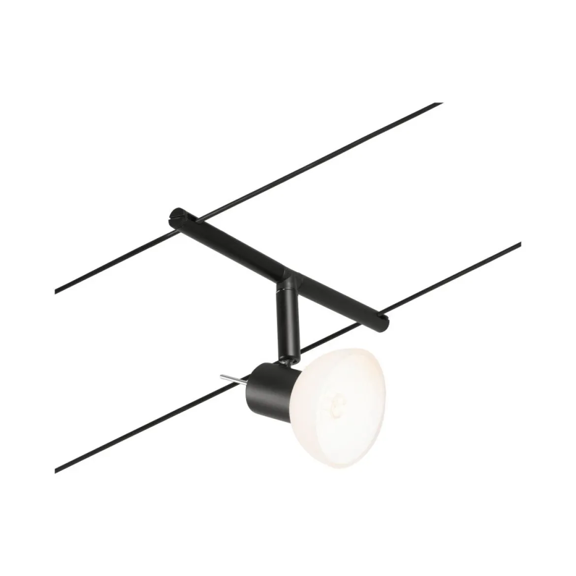 Paulmann No. 94450 Seilsystem Sheela 5 Spots Schwarz ohne Leuchtmittel DC 60VA