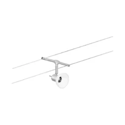 Paulmann No. 94136 Seilsystem Sheela Chrom matt mit 5 Spots ohne Leuchtmittel, max. 10W GU5,3