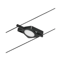 Paulmann No. 94425 Seilsystem Spot MacLED Schwarz matt Chrom DC 3000K
