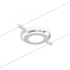 Paulmann No. 94417 Seilsystem Spot RoundMac Weiß Chrom DC 3000K