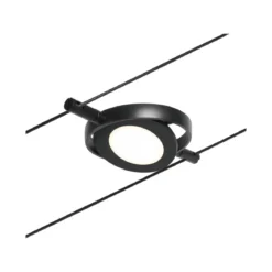 Paulmann No. 94419 Seilsystem Spot RoundMac Schwarz DC 3000K