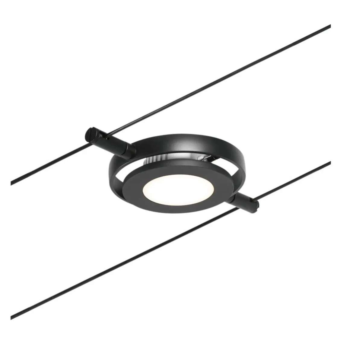 Paulmann No. 94419 Seilsystem Spot RoundMac Schwarz DC 3000K