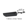 Paulmann No. 97840 Seilsystem Trafo Schwarz max. 60W 230V/12V DC 60VA