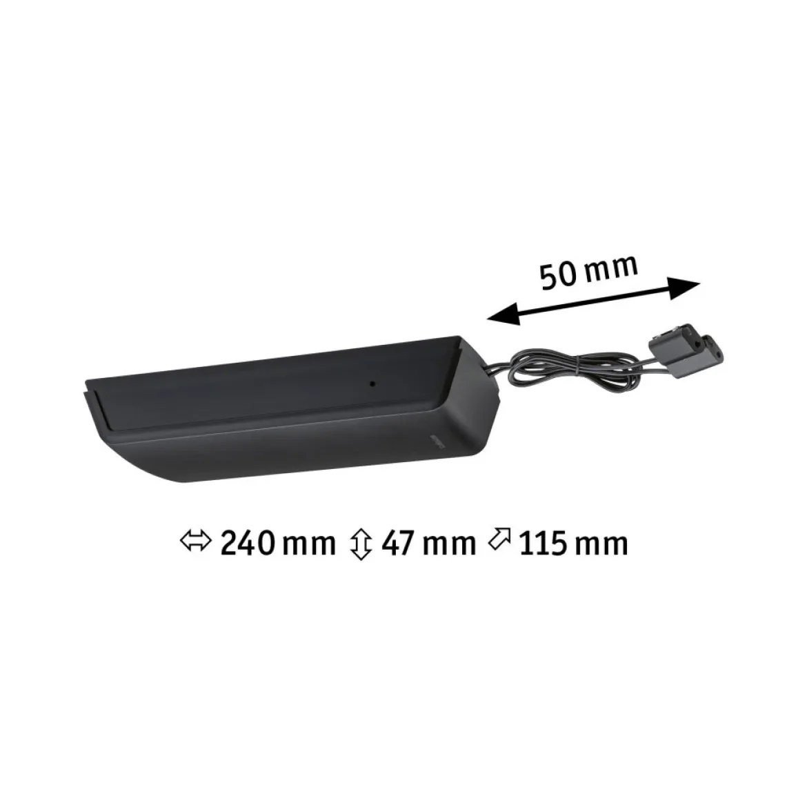 Paulmann No. 97840 Seilsystem Trafo Schwarz max. 60W 230V/12V DC 60VA