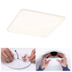 Paulmann No. 95384 Smart Home Zigbee Einbaupanel Veluna VariFit TunableWhite 185x185mm IP44