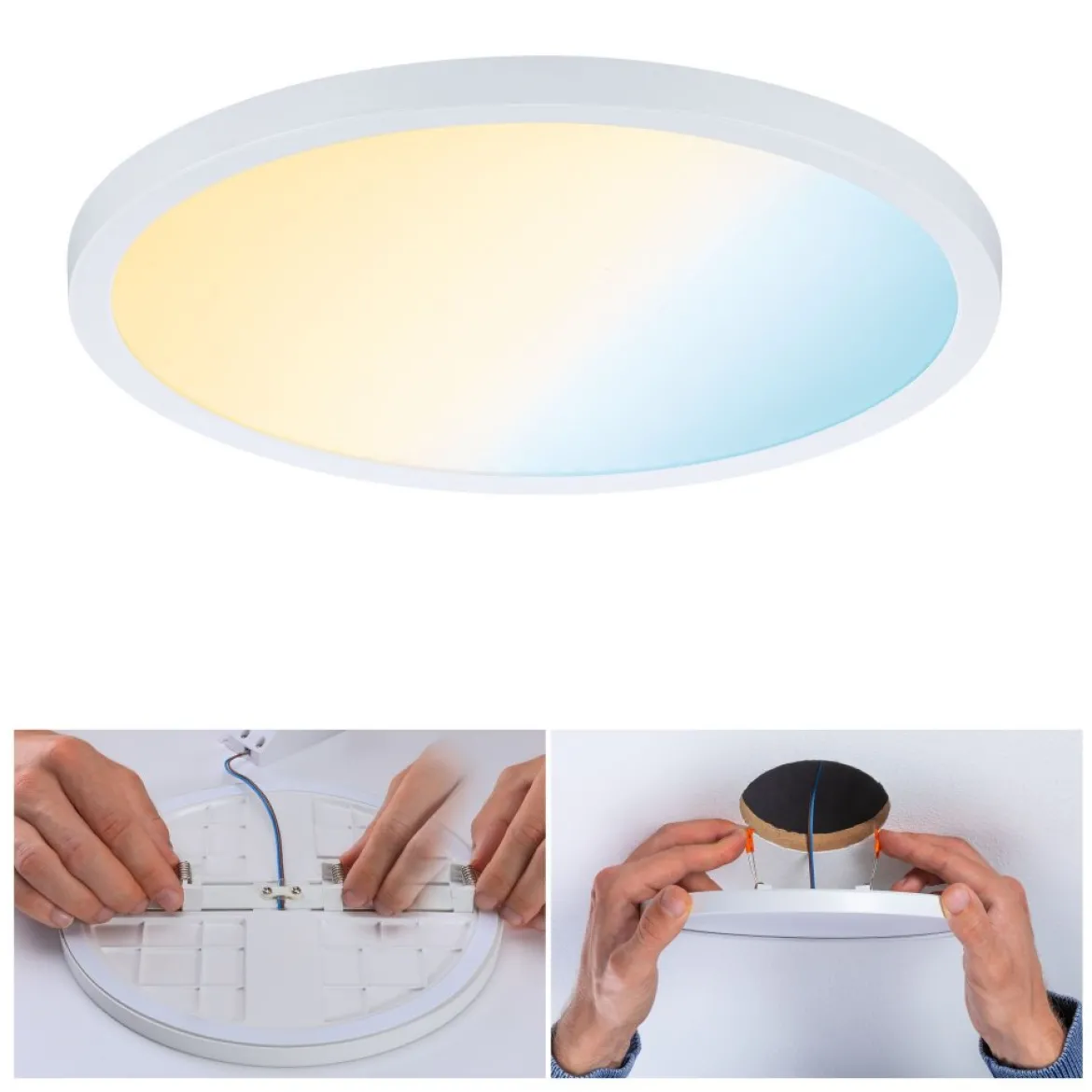 Paulmann No. 93044 Smart Home Zigbee Einbaupanel Areo VariFit TunableWhite 230mm IP44
