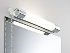 Paulmann No. 79712 Spiegelleuchte LED Orgon IP44 Steckdose 7,5W Chrom 44 cm