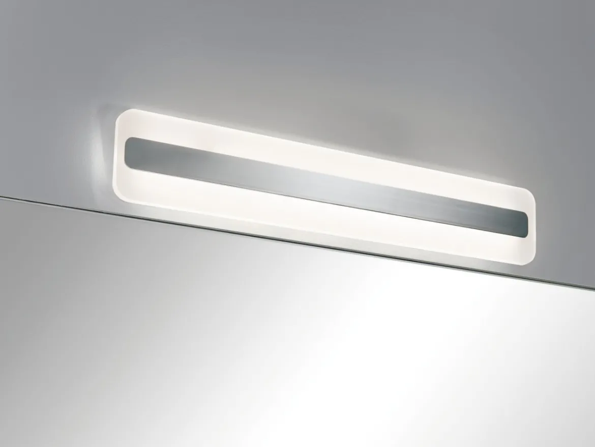 Paulmann No. 70463 Spiegelleuchte Lukida LED IP44 9W Chrom, Weiß, Alu, Acryl