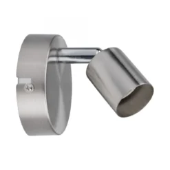 Paulmann No. 66743 Strahler Carolina 1-flammig Nickel matt ohne Leuchtmittel, max. 10W GU10