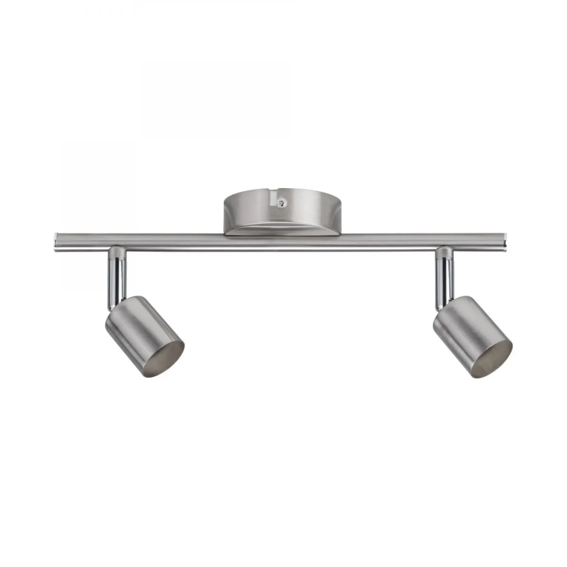 Paulmann No. 66744 Strahler Carolina 2-flammig Nickel matt ohne Leuchtmittel, max. 10W GU10