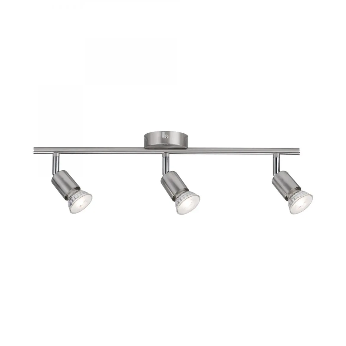 Paulmann No. 66745 Strahler Carolina 3-flammig Nickel matt ohne Leuchtmittel, max. 10W GU10