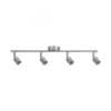 Paulmann No. 66746 Strahler Carolina 4-flammig Nickel matt ohne Leuchtmittel, max. 10W GU10
