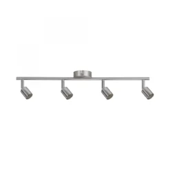 Paulmann No. 66746 Strahler Carolina 4-flammig Nickel matt ohne Leuchtmittel, max. 10W GU10