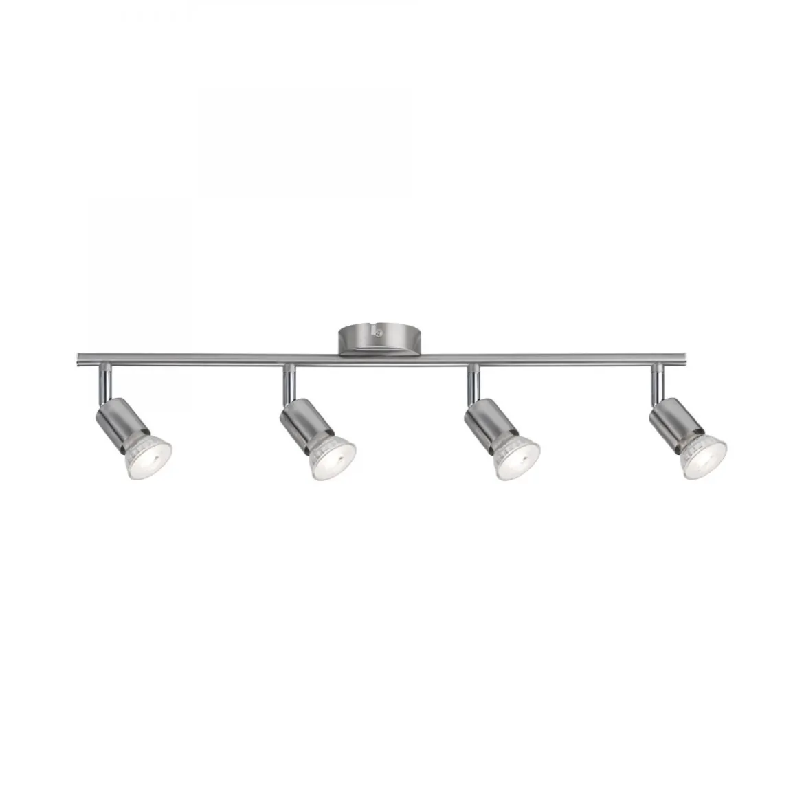 Paulmann No. 66746 Strahler Carolina 4-flammig Nickel matt ohne Leuchtmittel, max. 10W GU10