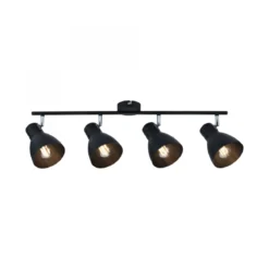 Paulmann No. 66762 Strahler Davy 4-flammig E27 Schwarz max. 4x20W