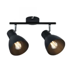 Paulmann No. 66760 Strahler Davy 2-flammig E27 Schwarz max. 2x20W