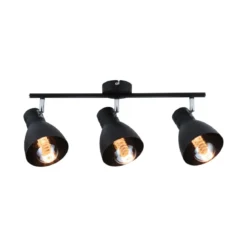 Paulmann No. 66761 Strahler Davy 3-flammig E27 Schwarz max.3x20W