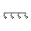 Paulmann No. 66689 Strahler Meli 4-flammig Nickel satiniert ohne Leuchtmittel, max. 10W GU10