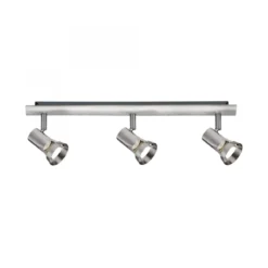 Paulmann No. 66700 Strahler Teja 3-flammig Nickel satiniert ohne Leuchtmittel, max. 10W GU10