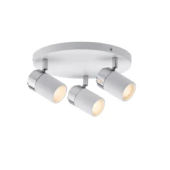 Paulmann No. 66712 Strahler Zyli 3-flammig Rondell Weiß Chrom max. 10W GU10 IP44