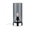 Paulmann No. 77056 Tischleuchte Pinja mit Touchschalter 1-flammig chrom rauchglas