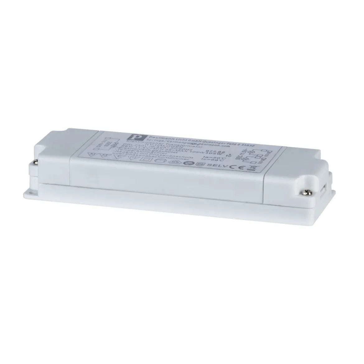 Paulmann No. 97782 Transformator elektronisch VDE Flat 105 Watt, Weiß