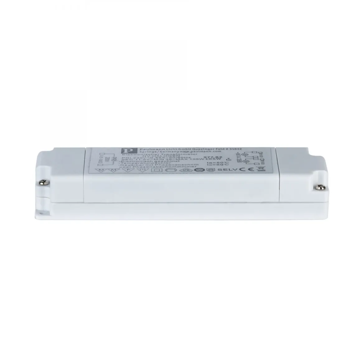 Paulmann No. 97782 Transformator elektronisch VDE Flat 105 Watt, Weiß