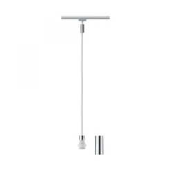 Paulmann No. 95436 URail 2Easy Basic Pendel Chrom matt ohne Leuchtmittel, max. 20W E27