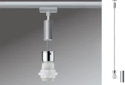Paulmann No. 95436 URail 2Easy Basic Pendel Chrom matt ohne Leuchtmittel, max. 20W E27