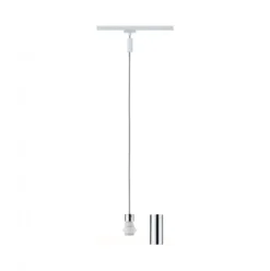 Paulmann No. 95437 URail 2Easy Basic Pendel Weiß ohne Leuchtmittel, max. 20W E27