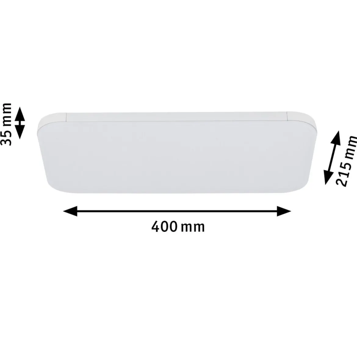 Paulmann No. 95370 URail LED Panel Campo 15,5W Weiß 3000K dimmbar