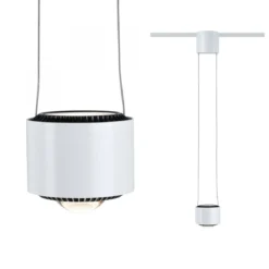Paulmann No. 94971 URail LED Pendel Aldan 1-flammig weiß schwarz dimmbar