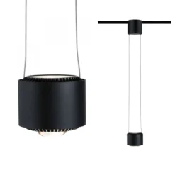 Paulmann No. 94972  URail LED Pendel Aldan 1-flammig schwarz dimmbar