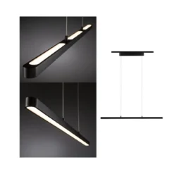 Paulmann No. 96816 URail LED Pendel Lento Schwarz 41W 2700K dimmbar