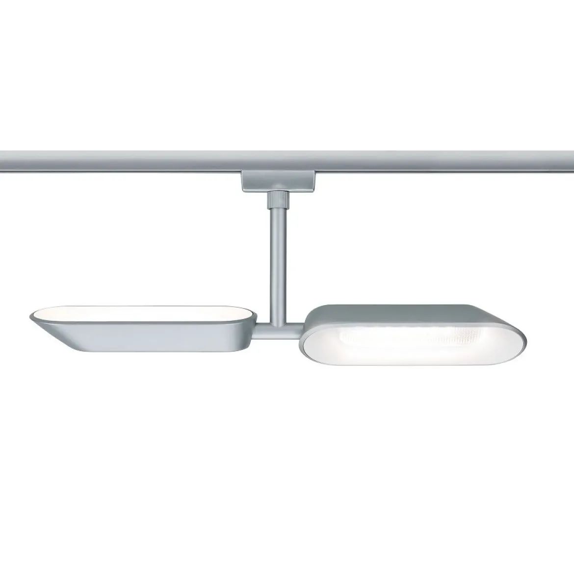 Paulmann No. 95469 URail LED Spot Dipper 2 x 8 Watt Chrom matt, Weiß