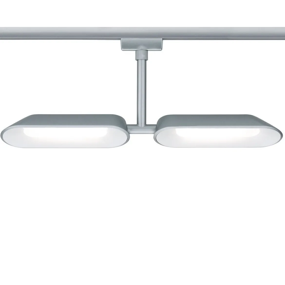 Paulmann No. 95469 URail LED Spot Dipper 2 x 8 Watt Chrom matt, Weiß