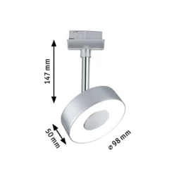 Paulmann No. 95271 URail LED-Spot 5W Circle 230V Chrom matt