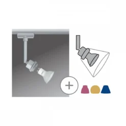 Paulmann No. 95182 URail LED-Spot 1x3,5W DecoSystems 230V, Chrom matt
