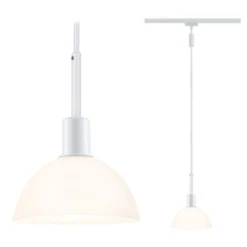 Paulmann No. 96973 URail Pendel Sarrasani Weiß Opal ohne Leuchtmittel E14
