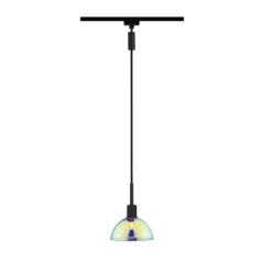 Paulmann No. 96976 URail Pendel Sarrasani Schwarz Dichroic ohne Leuchtmittel E14