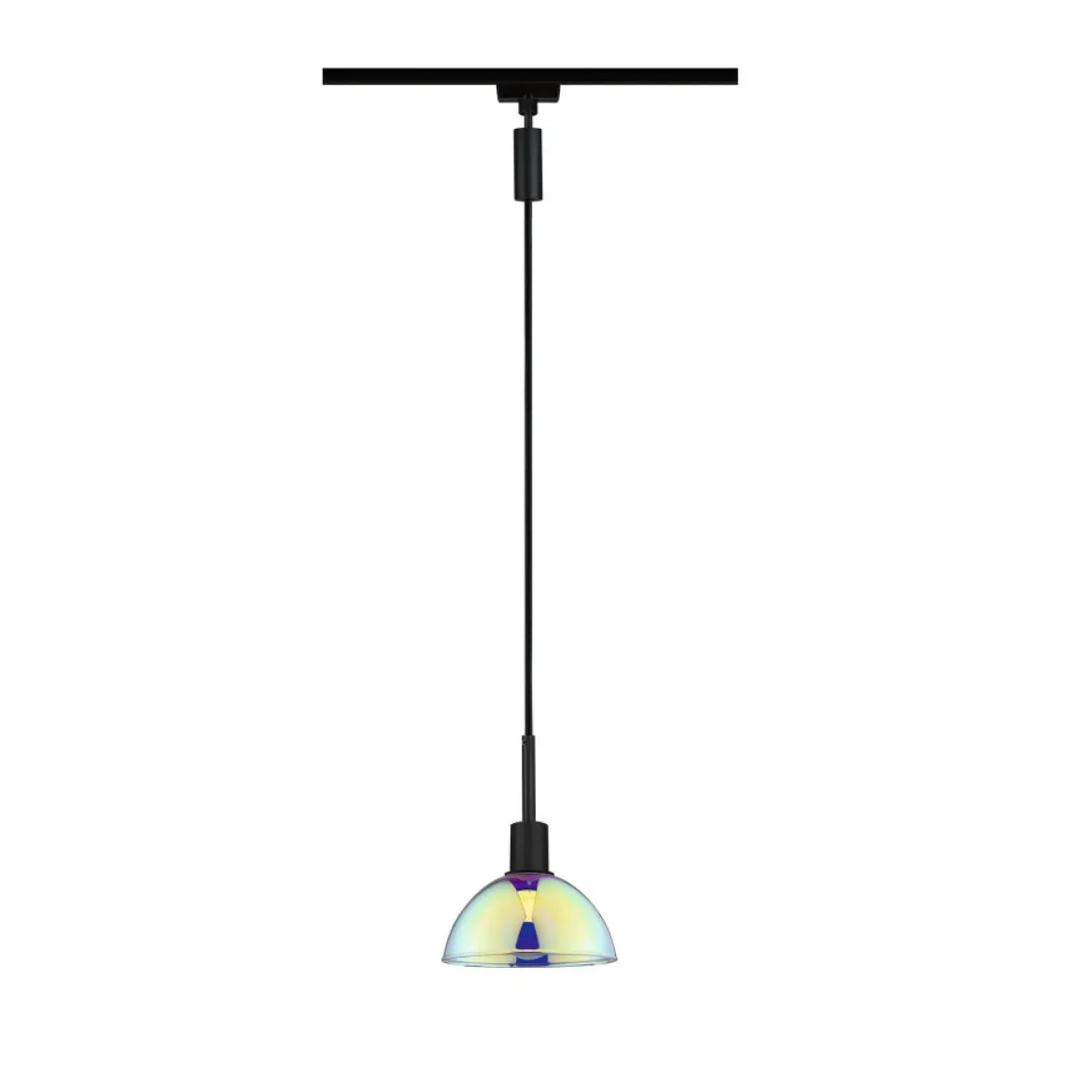 Paulmann No. 96976 URail Pendel Sarrasani Schwarz Dichroic ohne Leuchtmittel E14