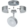 Paulmann No. 96820 URail Schienenspot Base max. 50W 230V Chrom matt