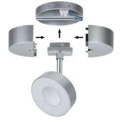 Paulmann No. 96820 URail Schienenspot Base max. 50W 230V Chrom matt
