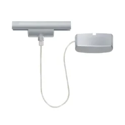 Paulmann No. 96831 URail Schienensystem Stromeinspeisung 230V, Chrom matt