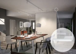 Paulmann No. 97685 URail Schienensystem Zubehör End-Einspeisung 230V, Weiß