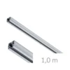 Paulmann No. 96833 URail Schienensystem Zubehör Schiene 1m 230V, Chrom matt