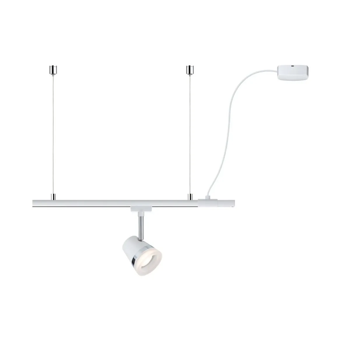 Paulmann No. 95417 URail Schienensystem Stromeinspeisung Kabel 2m 230V Weiß