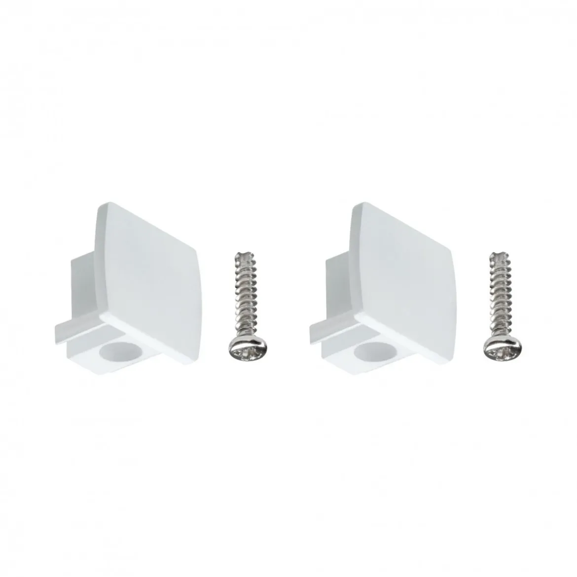 Paulmann No. 95497 URail Schienensystem Zubehör Endkappe 2er-Pack Weiß